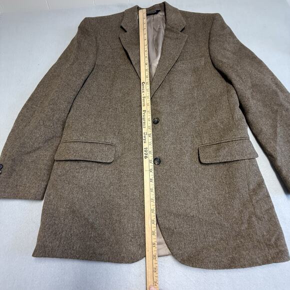 JOS A BANK Sports Coat Mens 43L 100% Camel Hair Jacket Blazer Tan Beige - Picture 2 of 11
